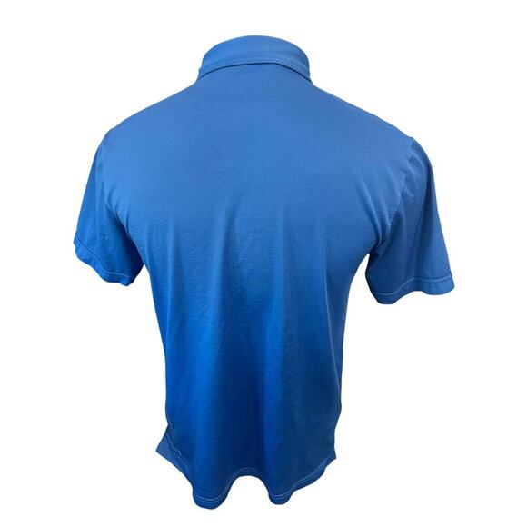 Travis Mathew Mens Small Short Sleeve Blue Polo - Picture 3 of 7